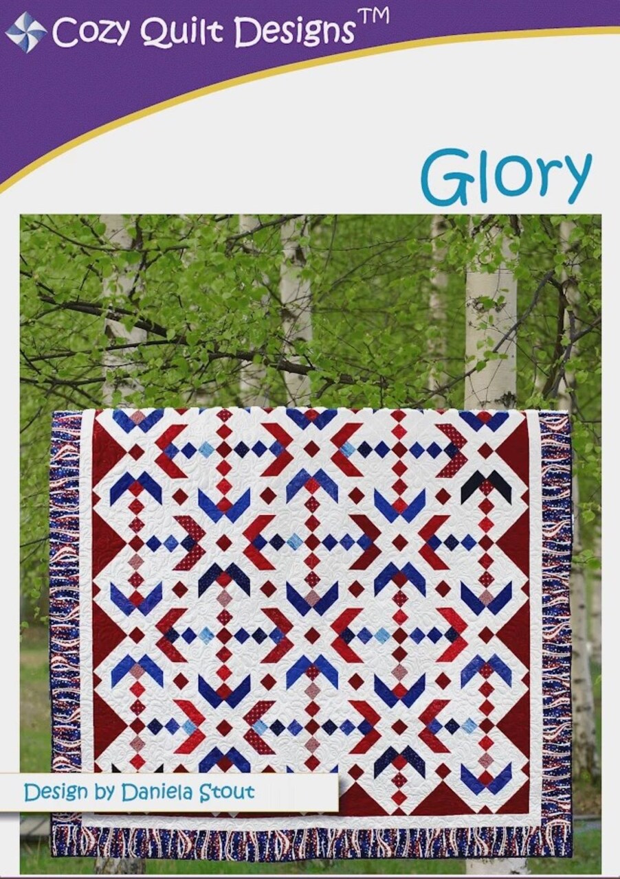 Glory Pattern 6 Sizes by Daniela Stout for Cozy Quilt Designs